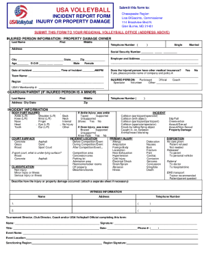 Incident Report Form - Ngin