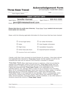 Client Screening Questionnaire and Acknowledgement Form for ...