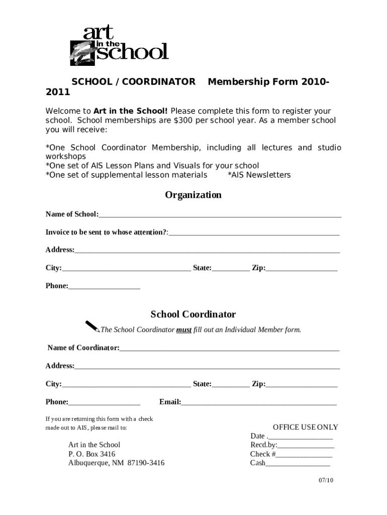 JOB TITLE Art Coordinator/Art Teacher Ojai Valley School Doc