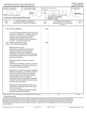 PRINTED: 06/29/2020 DEPARTMENT OF HEALTH AND HUMAN ...
