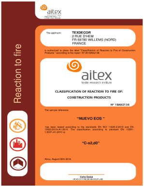 TEXDECOR 2 RUE D'HEM FR-59780 WILLEMS (NORD) FRANCE ire ion