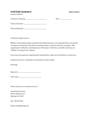 Fred Eady Insurance Agency - Overview, News &amp; Competitors ...