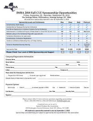 IWBA CLE Sponsorship Opportunities - MemberClicks