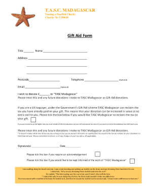 Tossing a Starfish Charity