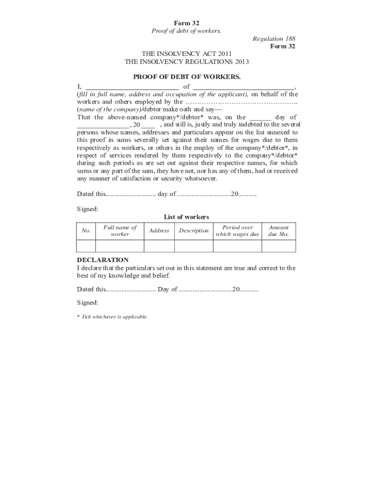 Fillable Online ursb go Insolvency Worksheet Fillable Fax Email Print