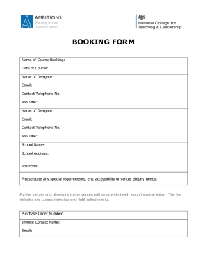 Safety, Health and Wellbeing Course booking form - Suffolk ...