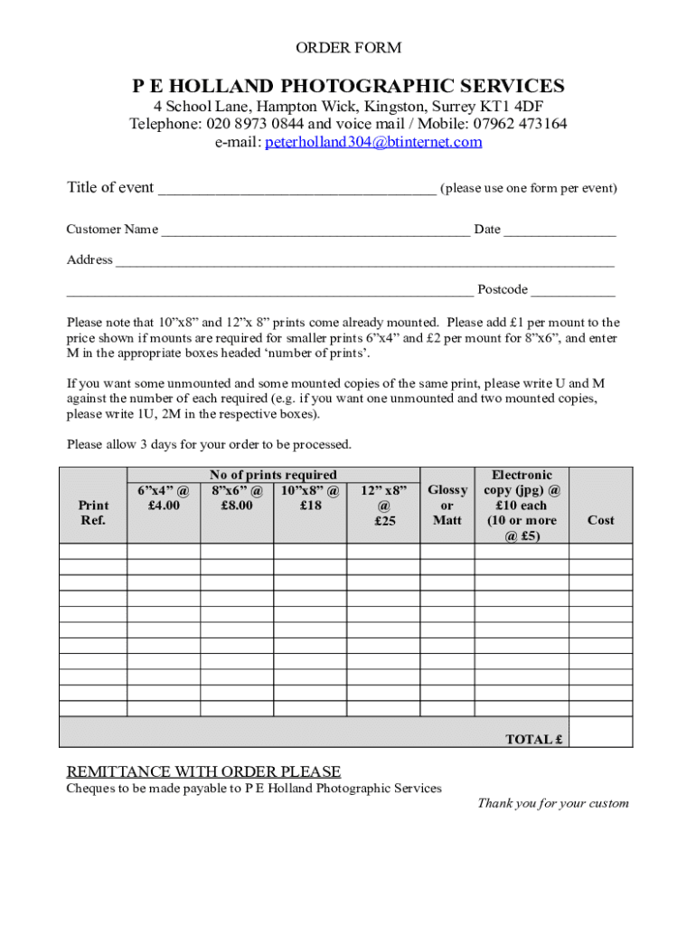 Form preview