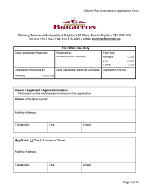 By-Laws - Municipality of Brighton