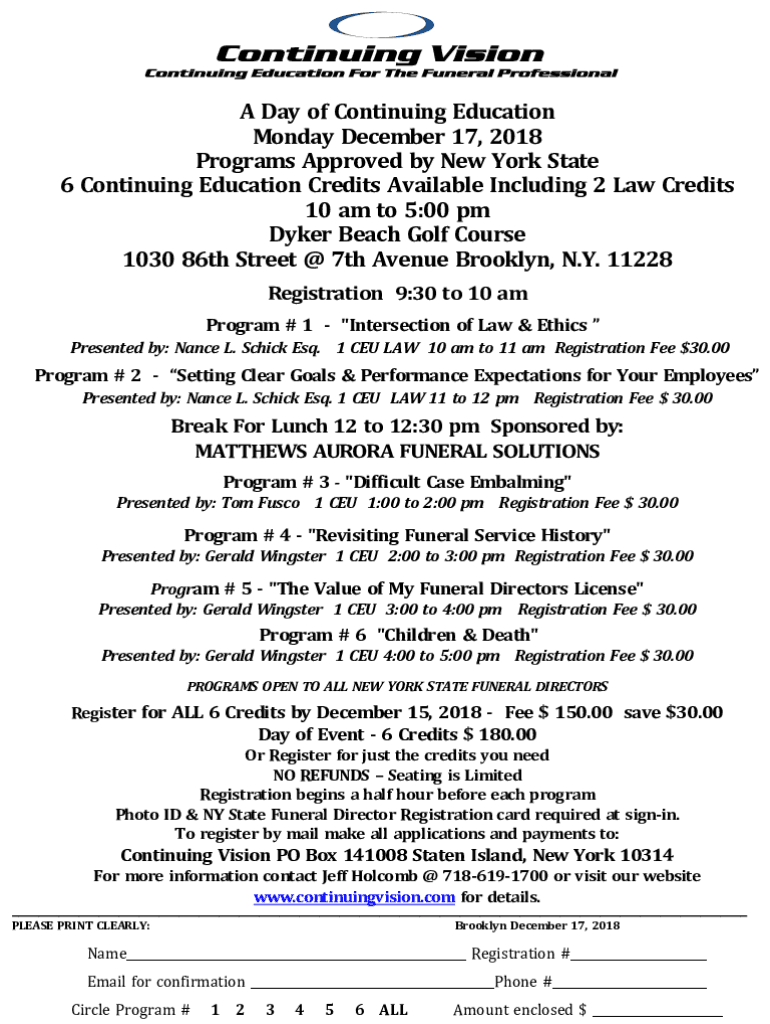 Fillable Online Continuing education requirements for tax return