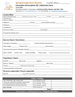 Spring Dressage Classic Beaulieu # Cavalier Rider ...