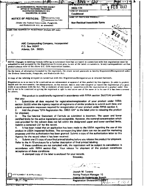 U.S. EPA, Pesticide Product Label, NON-RESIDUAL INSECTICIDE ...