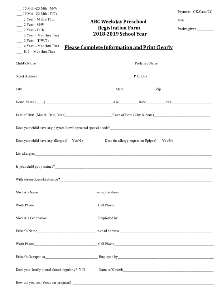 Form preview