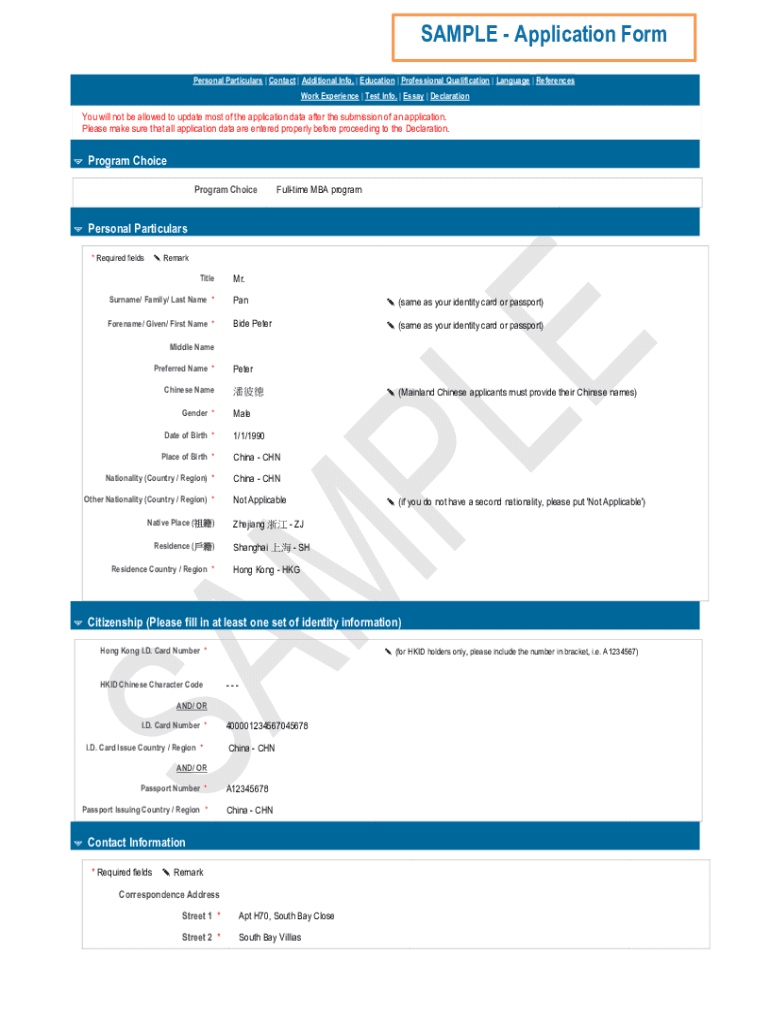 Form preview