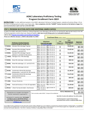 Enrollment - AOAC International