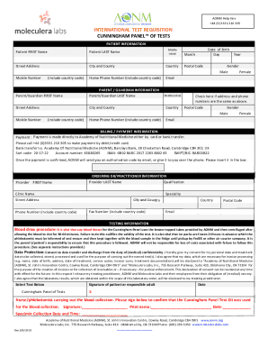 Moleculera Order Form