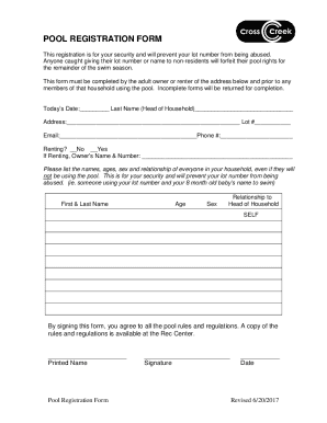 Request Pool Numbers Application Issuer