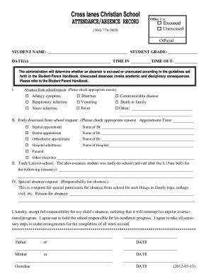 School Absenteeism in Children and Adolescents - American ...
