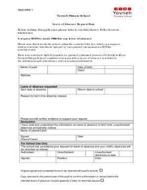 43 Free Leave of Absence Letters (Work &amp; School)TemplateLabLetter to Approve a Vacation or Leave of Absence - Sample ...Family and Medical Leave of Absence Request43 Free Leave of Absence Letters (Work &amp; School)TemplateLab