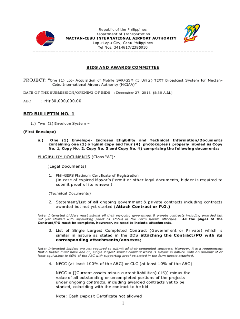 Fillable Online mciaa gov MactanCebu International Airport Begins