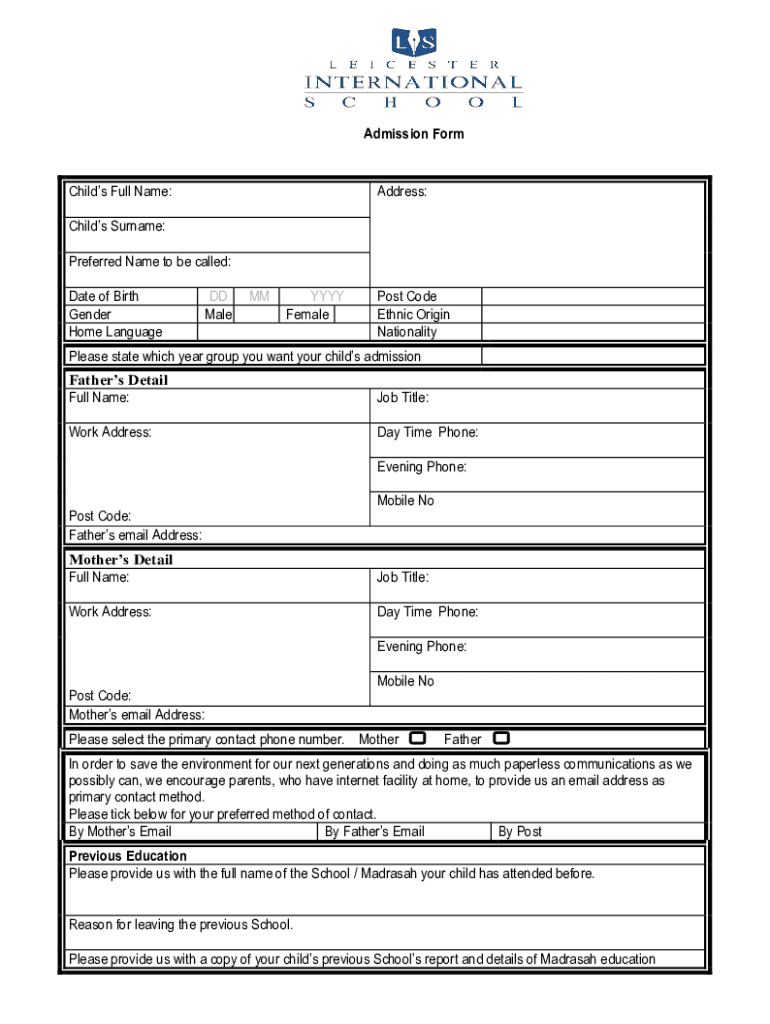 Form preview