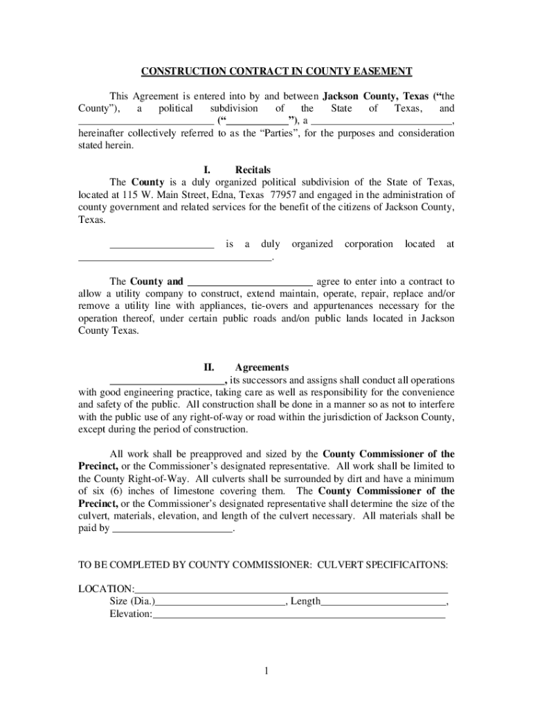 Fillable Online Easement Agreement Sample Clauses Law Insider Fax Email Print pdfFiller