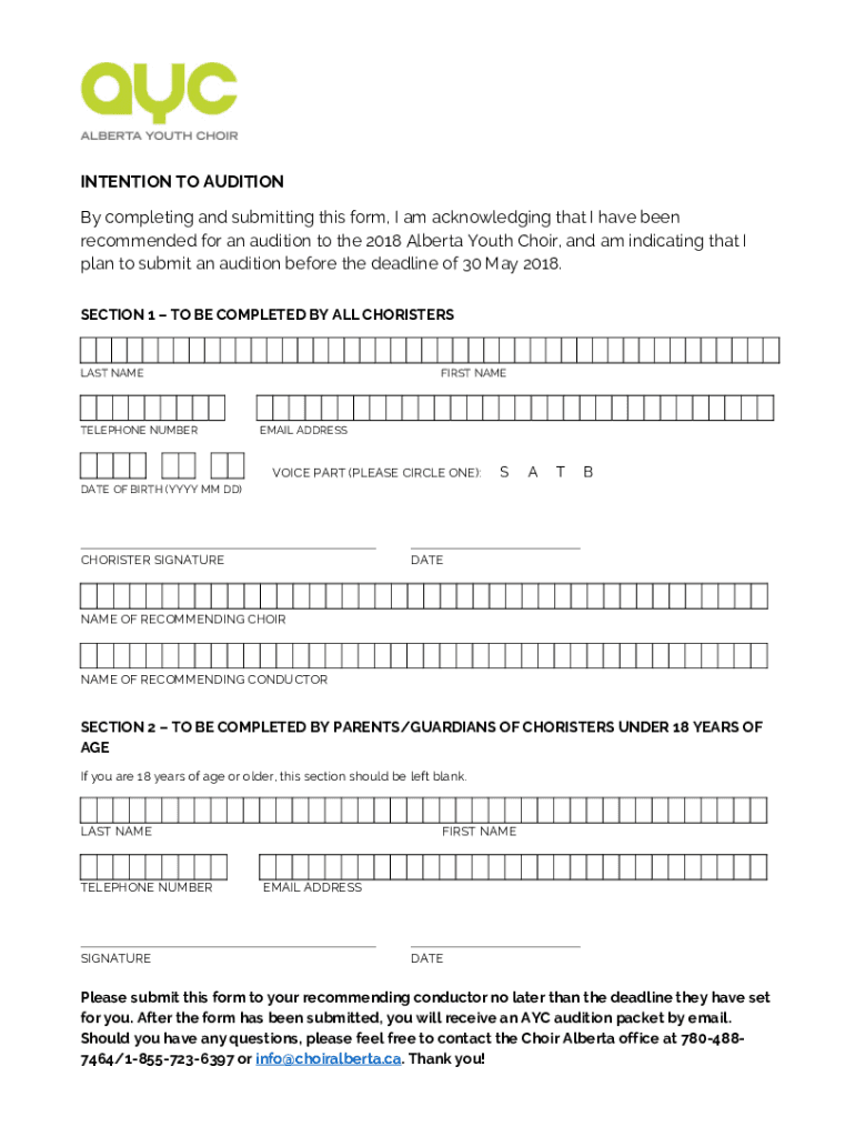 Fillable Online How To Submit To An Audition Notice Via EmailA Helpful ...