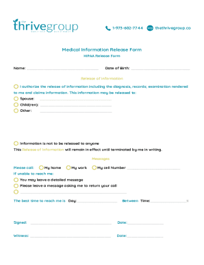 Medical Records Release Form - CHAS Health