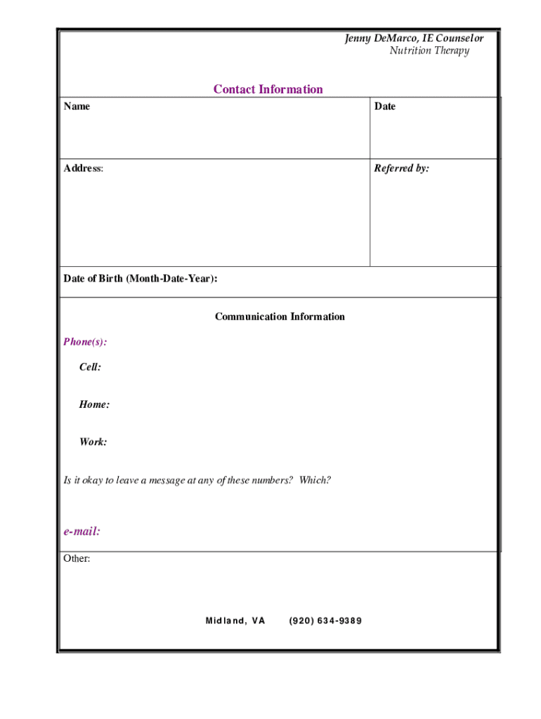 Form preview