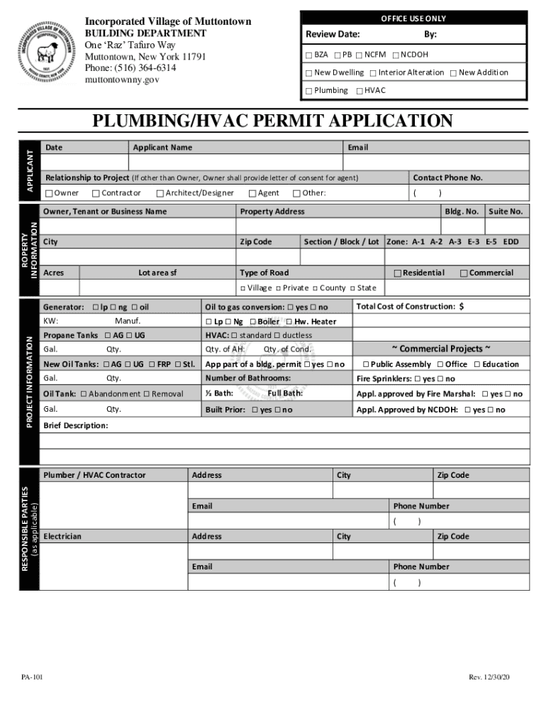 Fillable Online Village of muttontown building department" Keyword