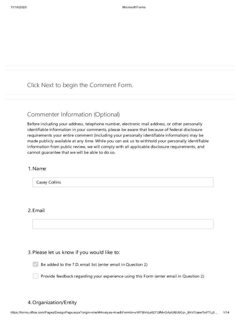 Form preview