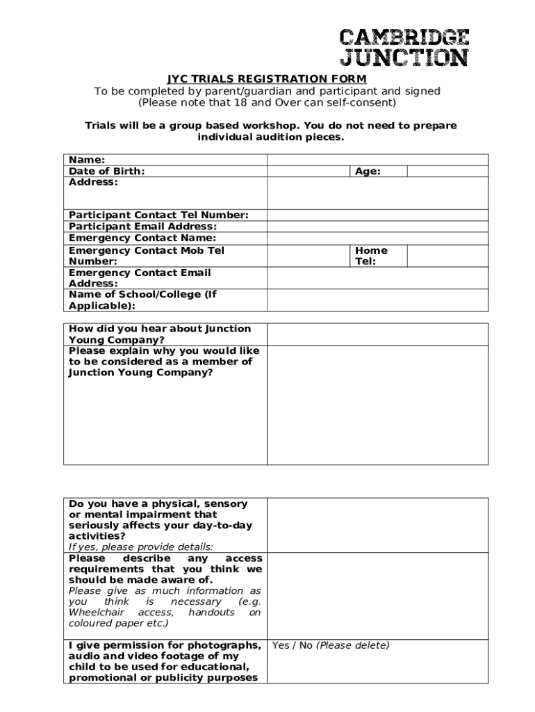 All sections need to be completed and the signed by ... Doc Template ...