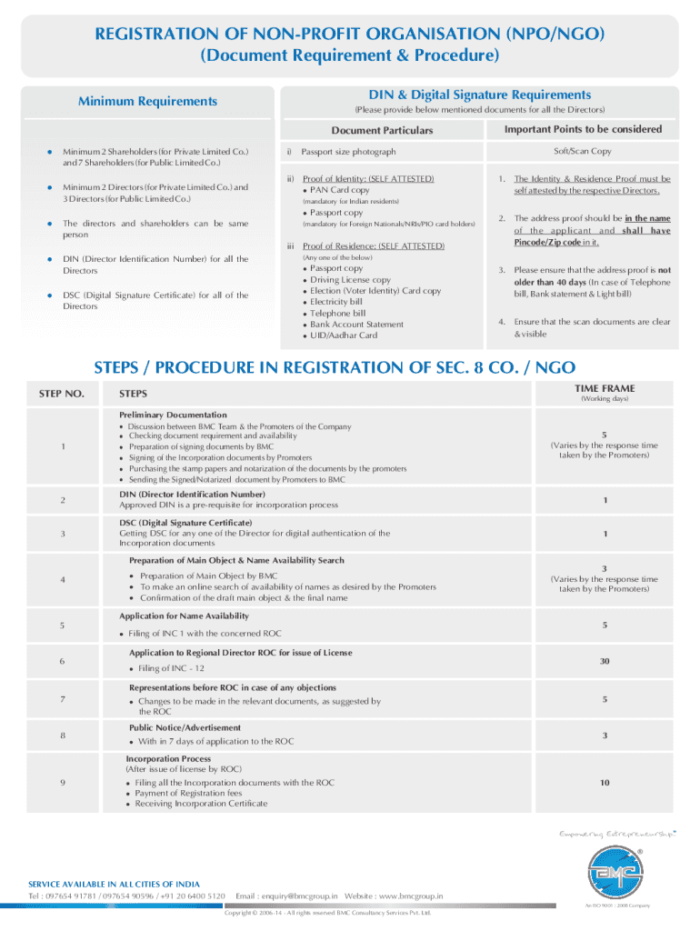 Fillable Online Register a nonprofit companySouth African Government