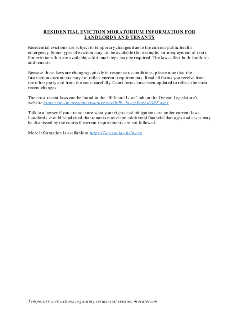 Emergency Bans on Evictions By StateCoronavirus Pandemic Preview on Page 1