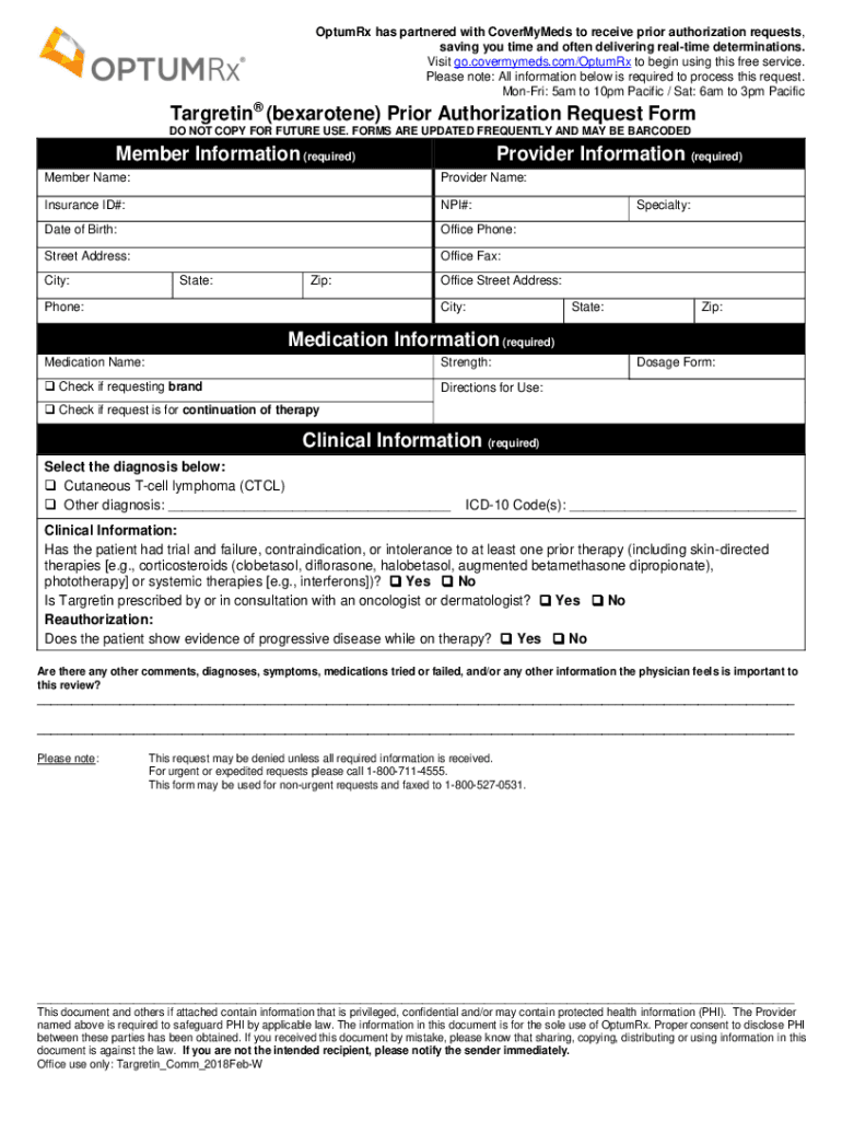 Fillable Online () Prior Authorization Request Form ... Fax Email Print ...