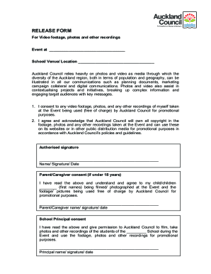 SCHOOL PHOTO/VIDEO/AUDIO RELEASE FORM