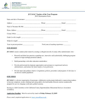 Sample award nomination letter for employee