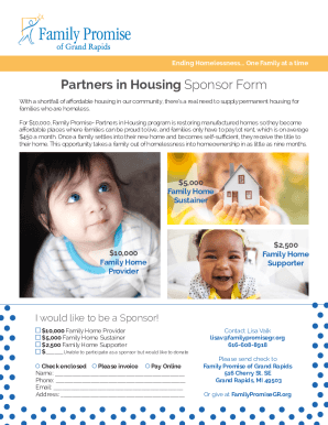 Fillable Online Housing First: A permanent housing program for the ...