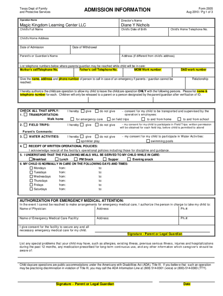 Form preview