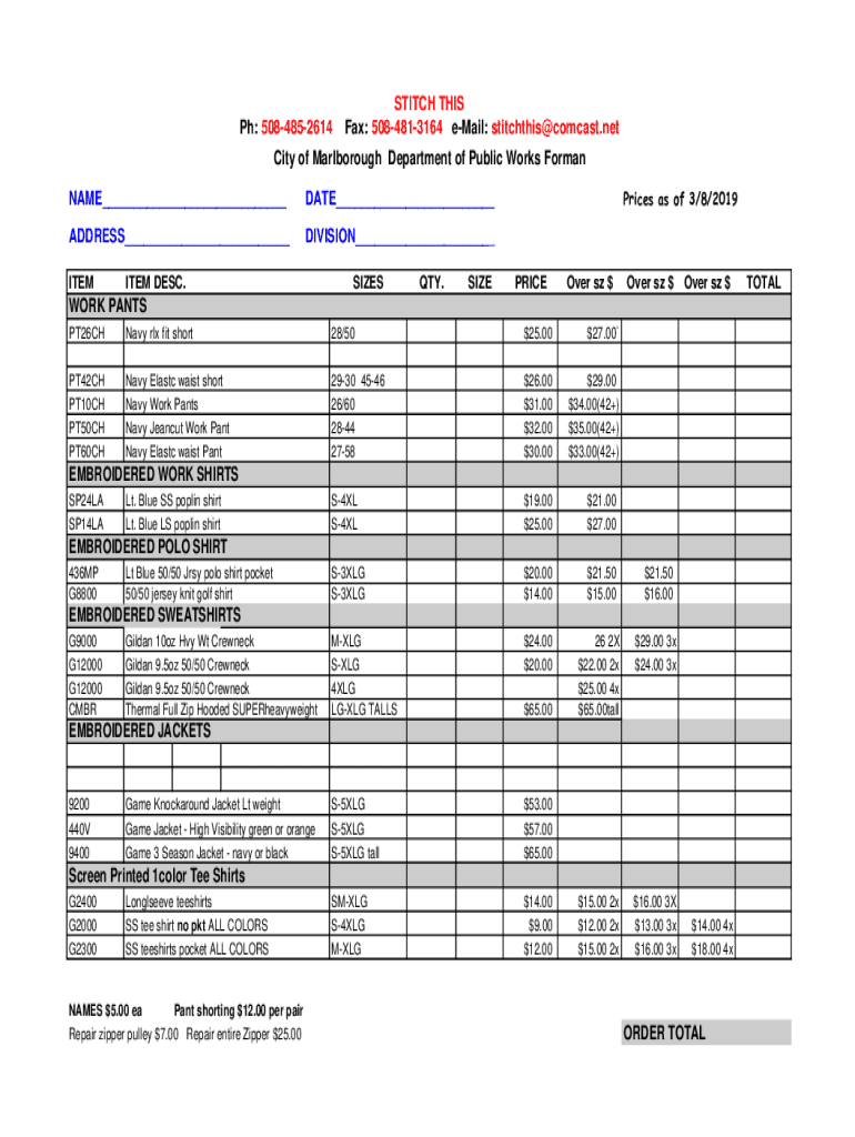 Form preview