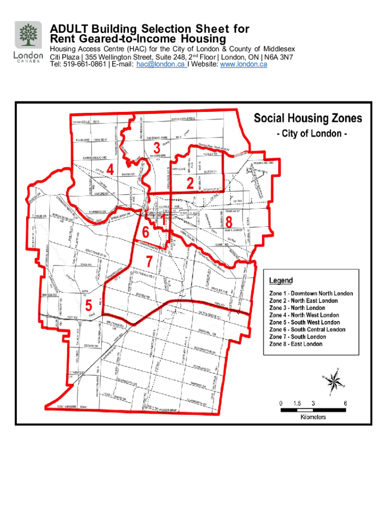 Fillable Online SENIOR Building Selection Sheet for Rent Gearedto