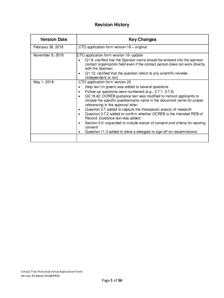 Fillable Online How to Design a Document Revision History Template Fax