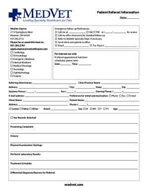 Patient Referral Form