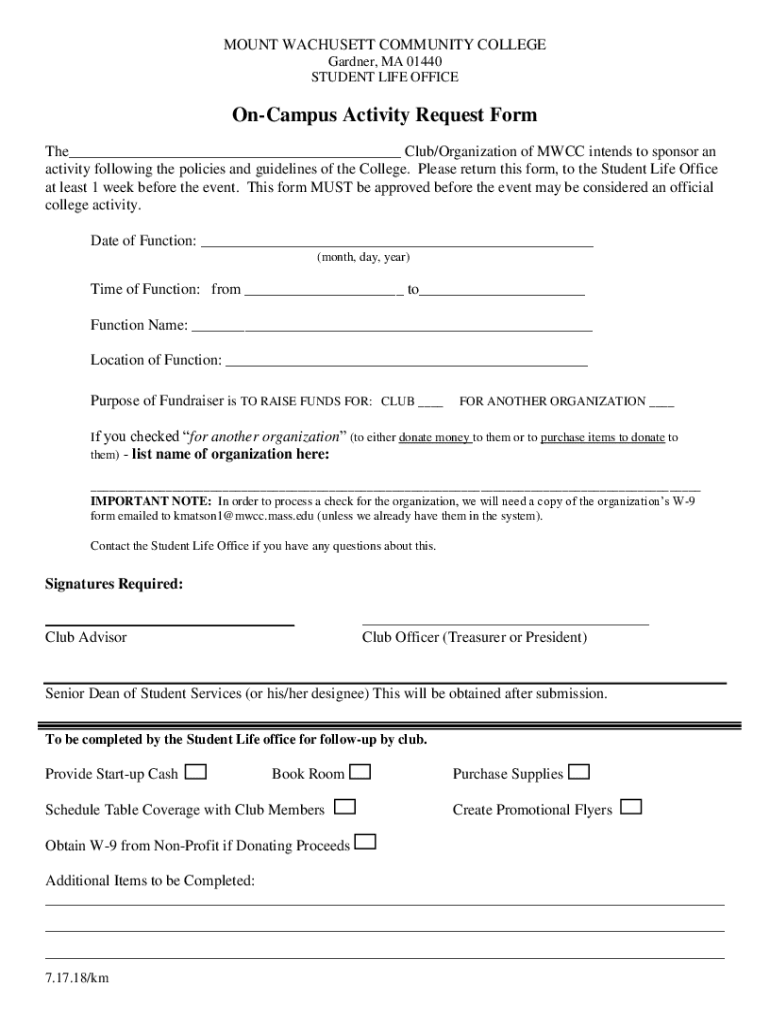 Fillable Online Mount Wachusett Community College College Catalog and