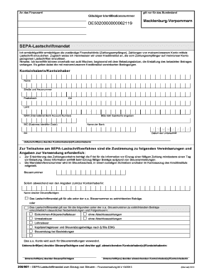 SEPA-Lastschriftmandat
