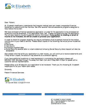 Application for Disproportionate Share Hospital Program and Medicaid/KCHIP Screening Form