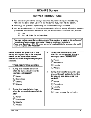 HCAHPS Patient Satisfaction Survey
