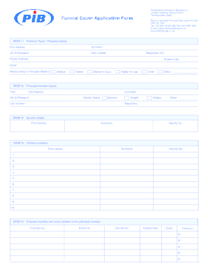 pib application form