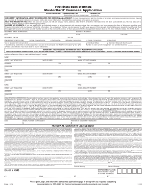 MasterCard Business Application