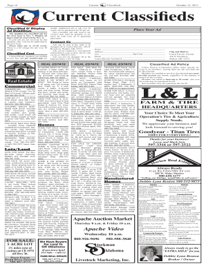 Classified Ad Submission Form