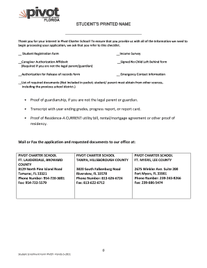 Student Registration Form